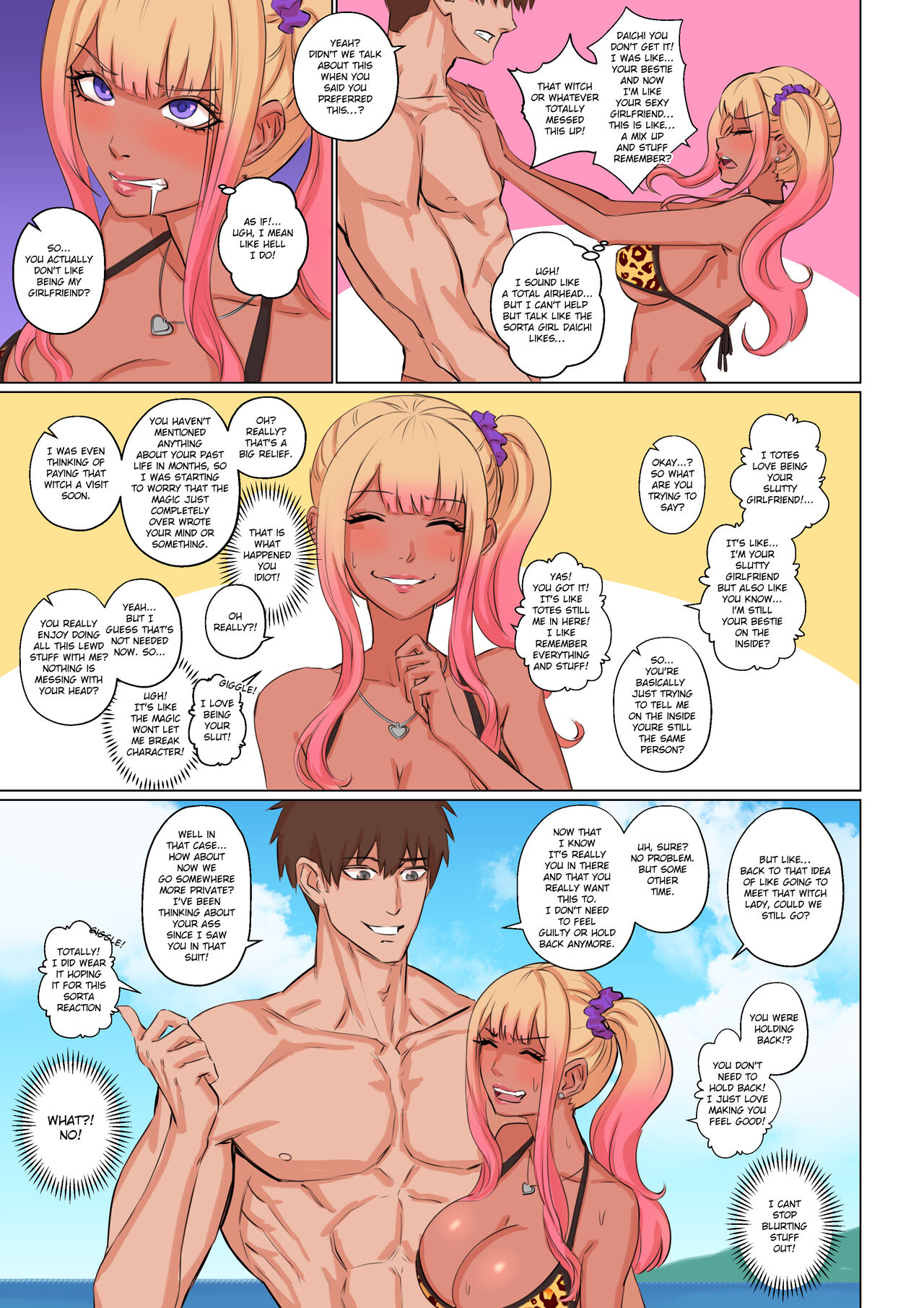 Turned Into A Gyaru 1 1 By Arisane Hentai Comics Free