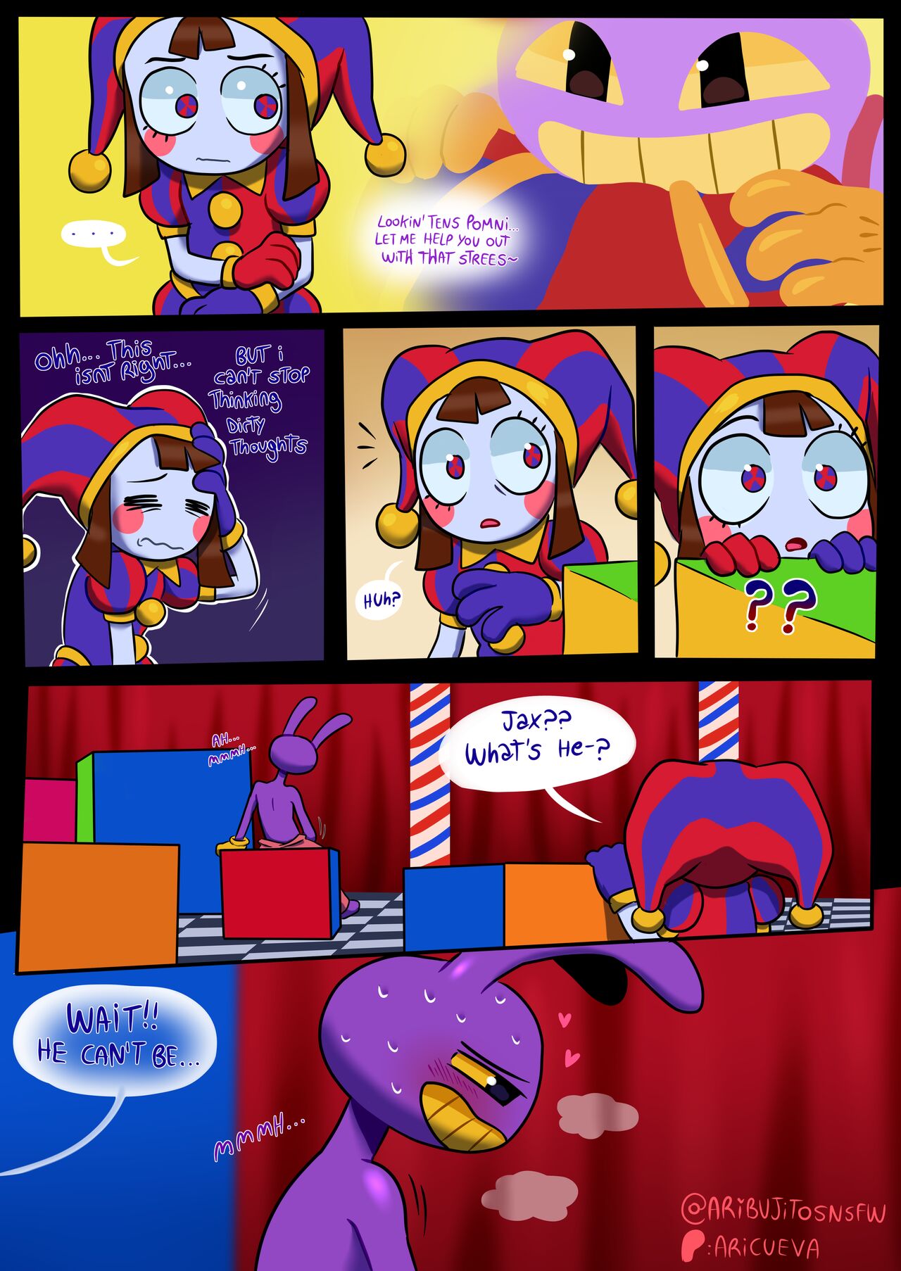 Jax S Secret The Amazing Digital Circus By Aricueva Hentai Comics