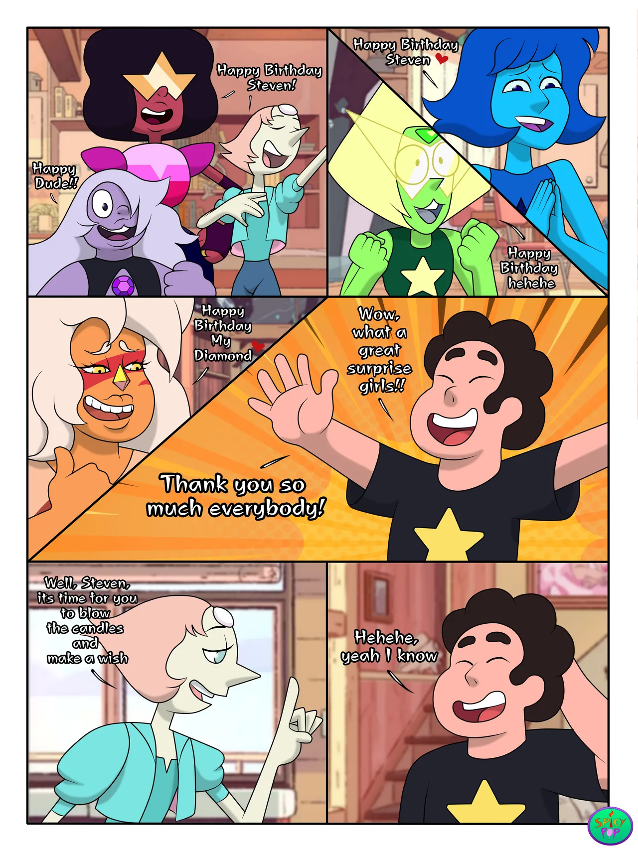 A Very Special Birthday Steven Universe By Spicypop