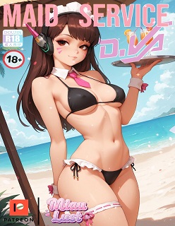[MiauLust] D.va in Maid Service (OVERWATCH)