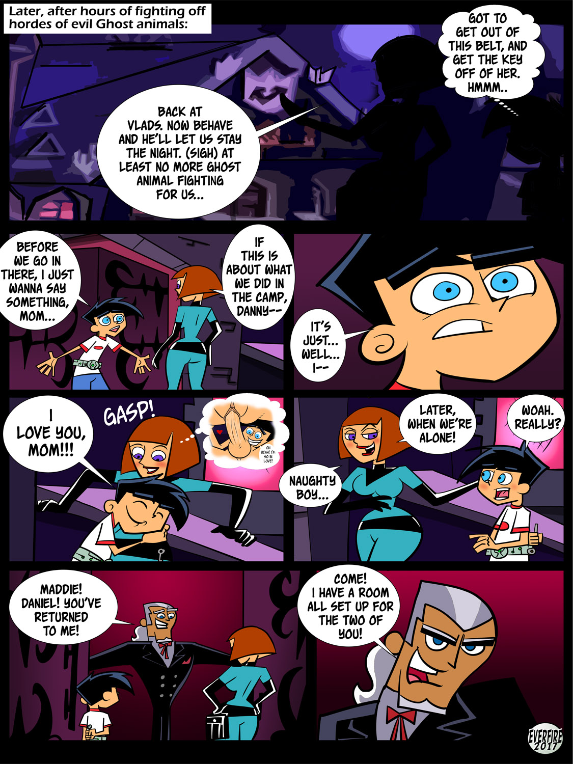 Danny Phantom Taming His Mom- Everfire