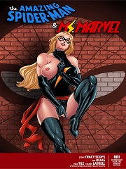 Spiderman And Ms. Marvel- [Tracy Scops]