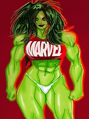 Green With Lust Hulk- [By SuperPoser]