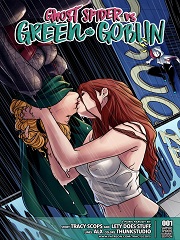 Ghost Spider VS. Green Goblin- [By Tracy Scops]