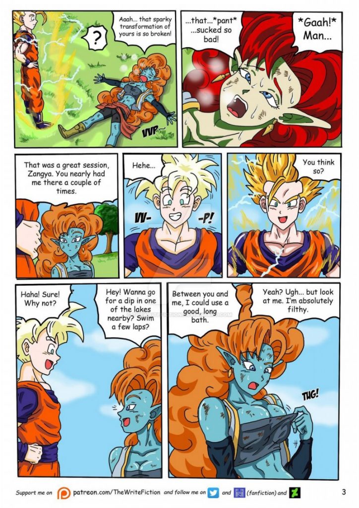 724px x 1024px - Gohan X Zangya- Fiery Lake- [By TheWriteFiction] - Hentai Comics Free