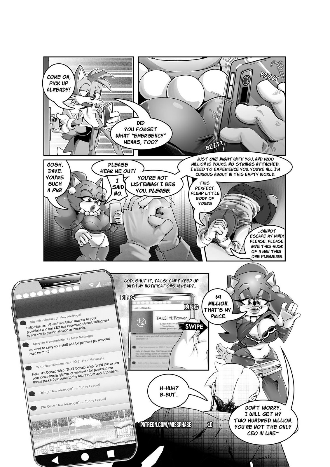 Sonic The Hedgehog- Chief Operative Whore Issue 2- [By Miss Phase]