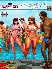 Brazilian Slumdogs 15- Gang Bang in the pool