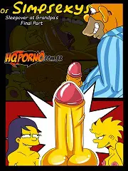 Simpsexys- Sleepover at Grandpas 2- [By HQ Porno]