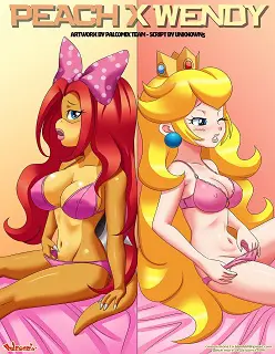 Peach X Wendy- Super Mario Brothers- By Unknown5