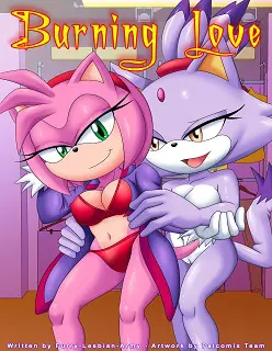 Burning Love- Sonic The Hedgehog- By Palcomix
