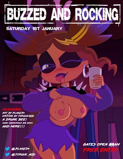 Buzzed and Rocking- DC Super Hero Girls- By PlanZ34