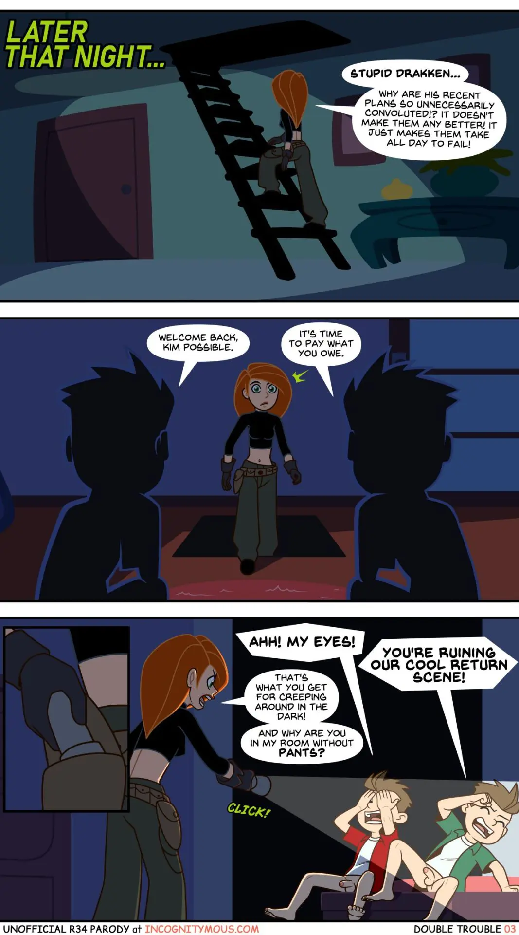 Double Trouble- Kim Possible- By Incognitymous