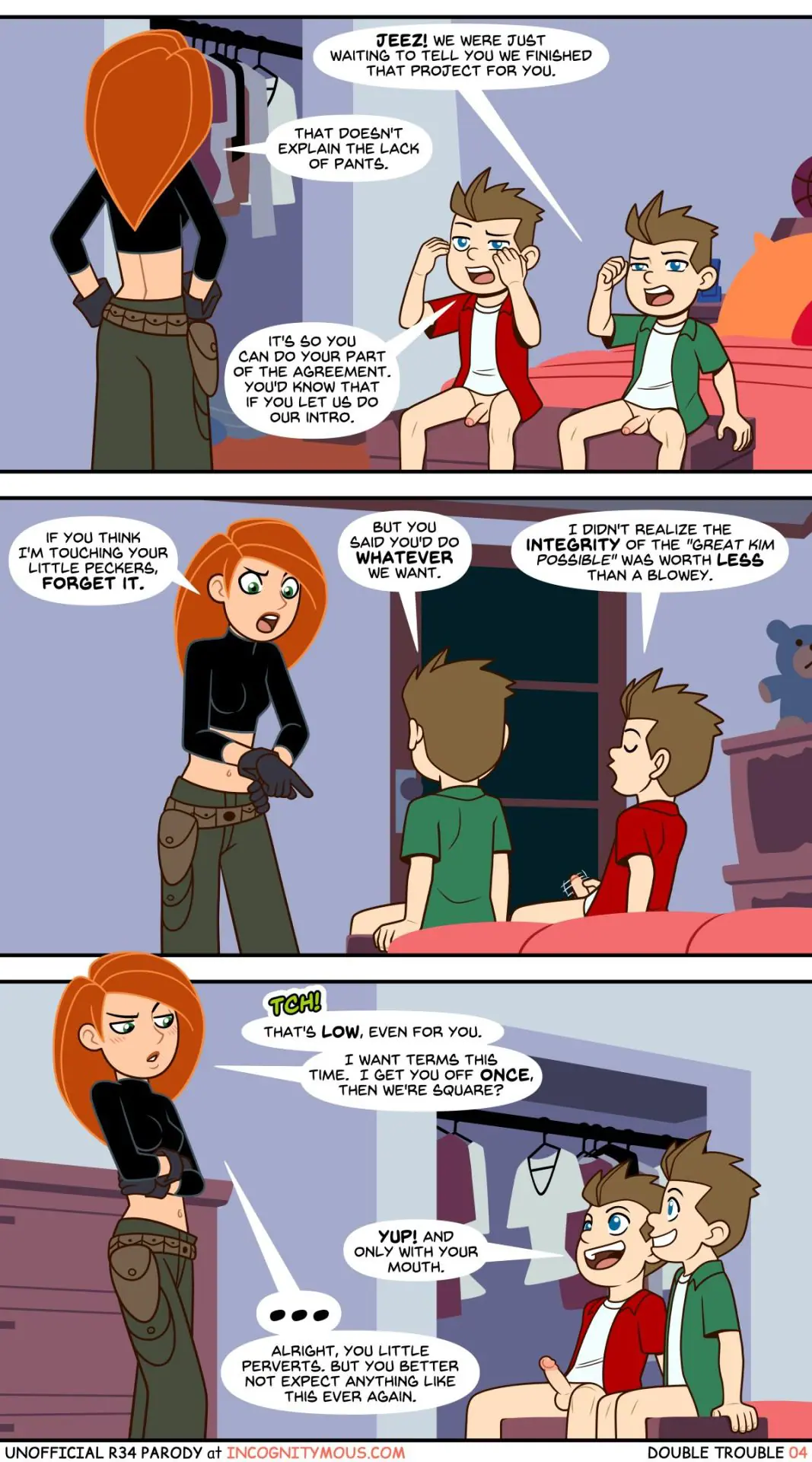 Double Trouble- Kim Possible- By Incognitymous