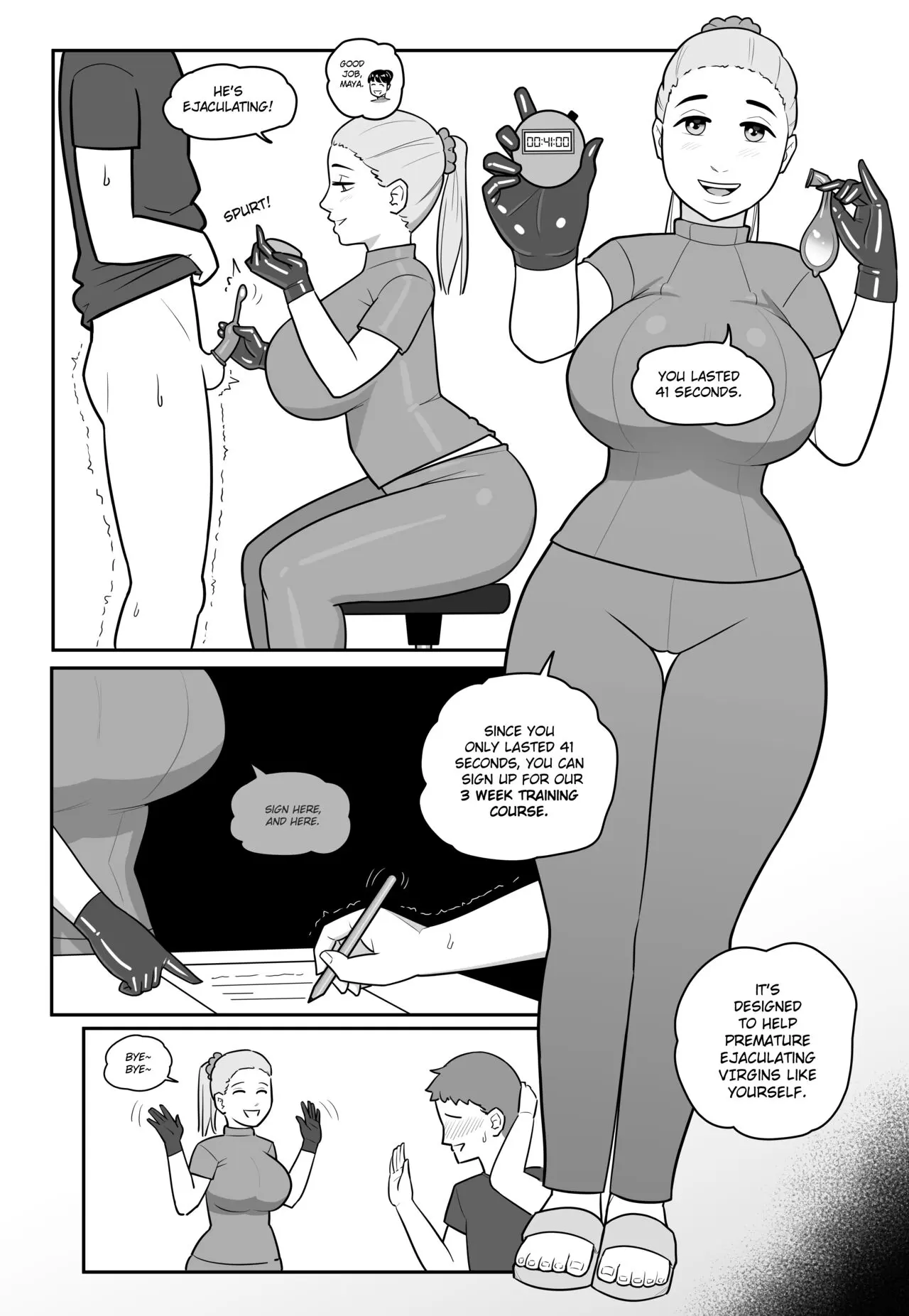 Maya’s Virgin Training!- By Mare