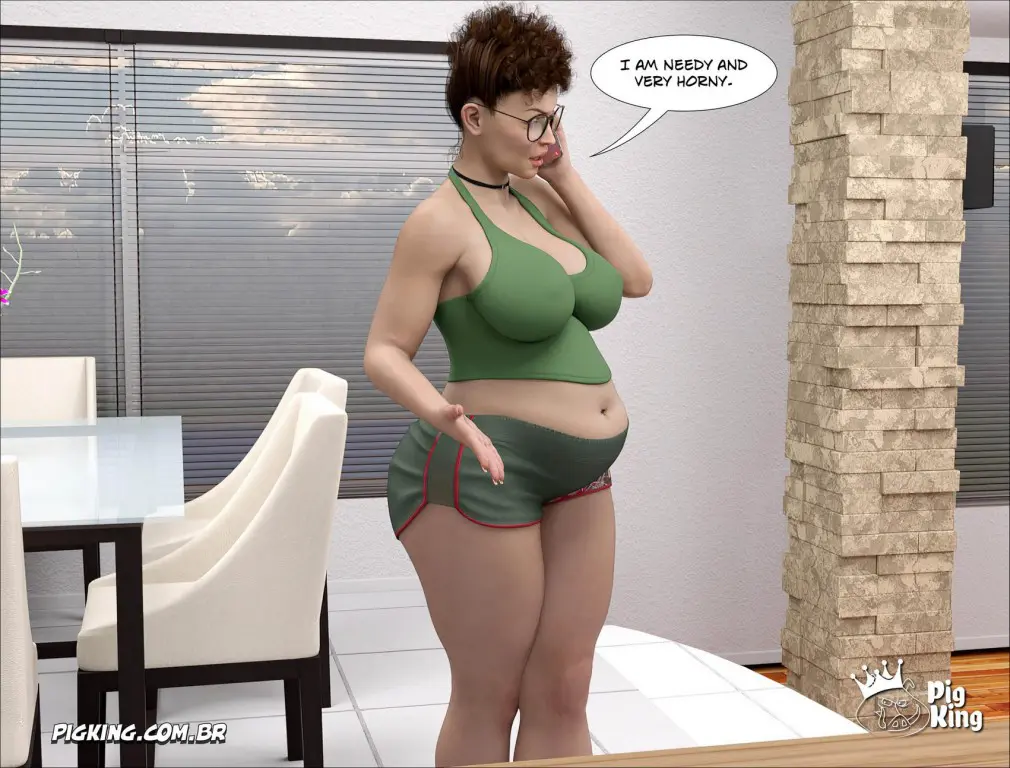 Pregnant 1- Maite- By PigKing