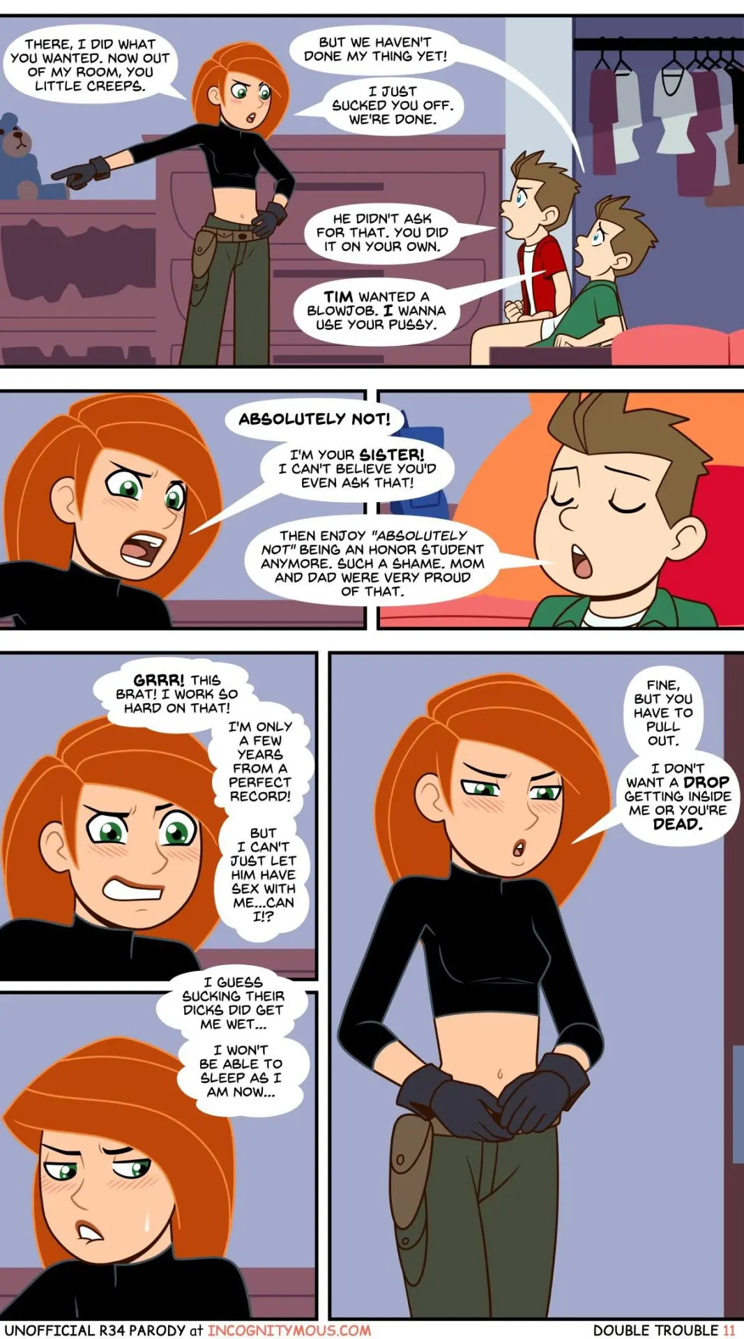 Double Trouble- Kim Possible- By Incognitymous