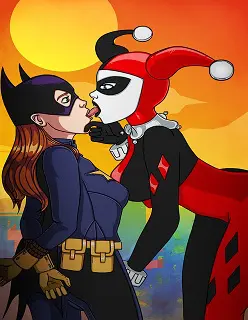 Harley Tricks- Batman- By Elmrtev