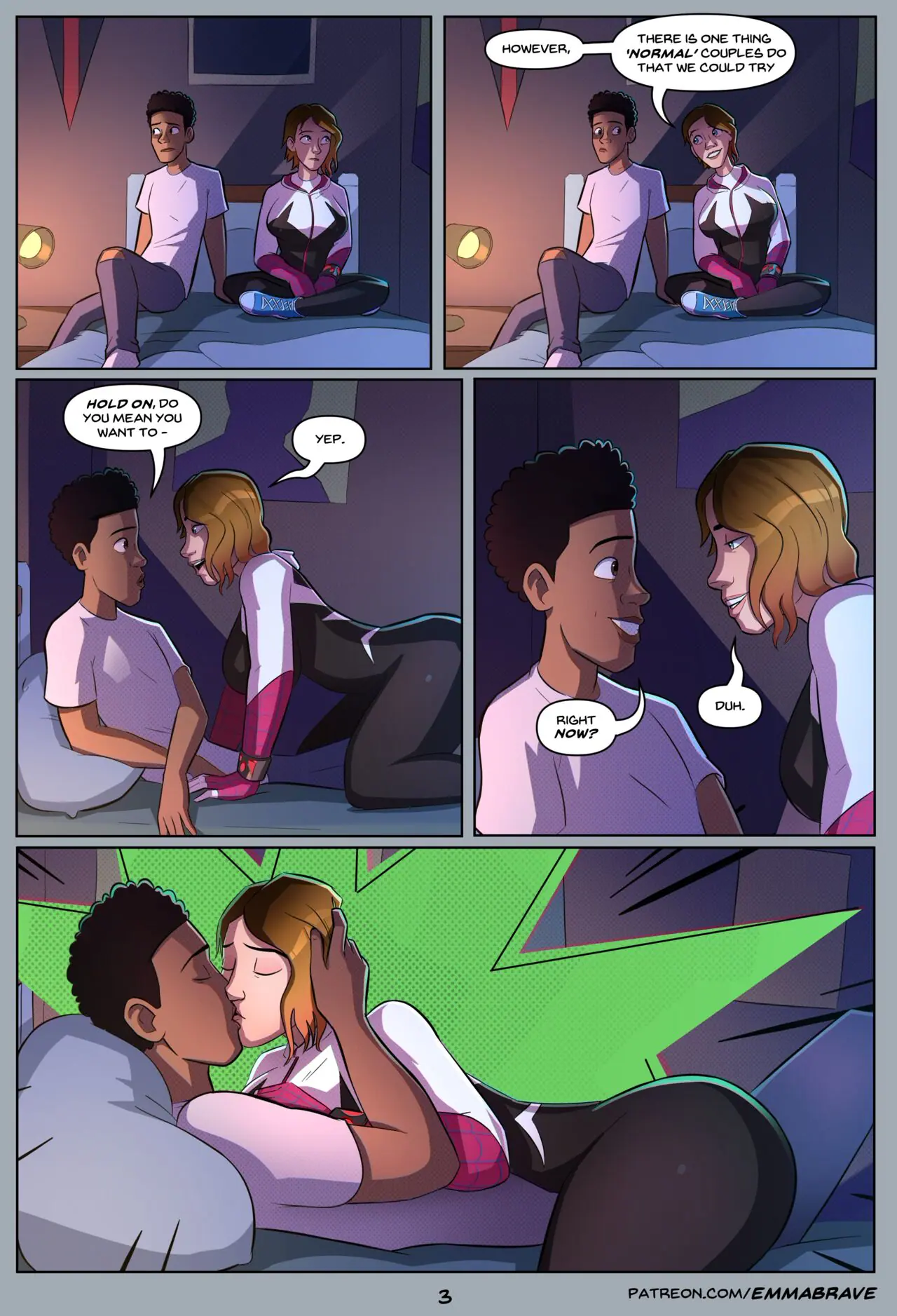 EmmaBrave- Spider-Verse- Spider-Man- By Caiman2