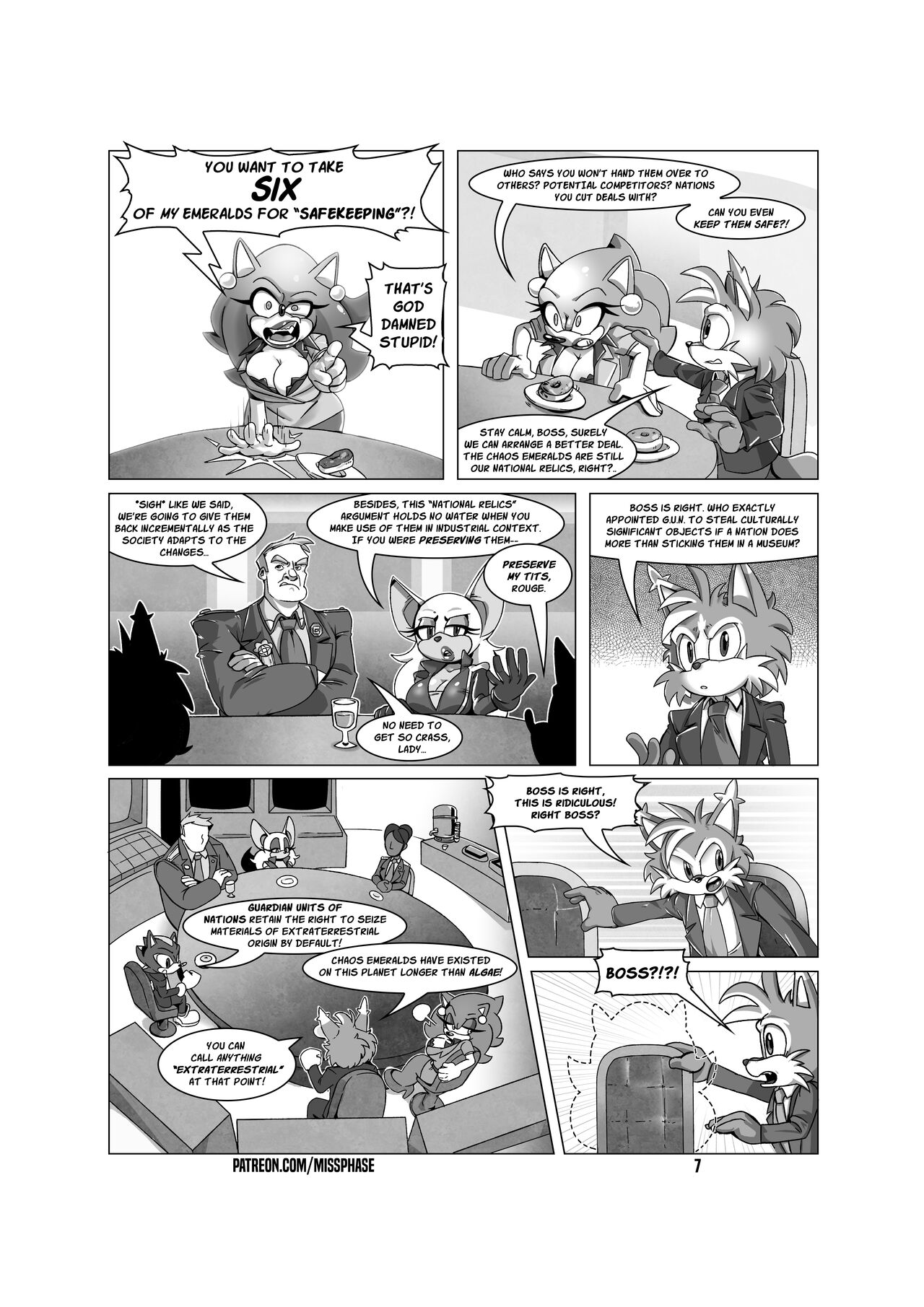 Sonic The Hedgehog- Chief Operative Whore Issue 2- [By Miss Phase]