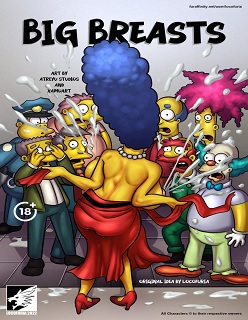 Simpsons Bondage Lactation - Big Breasts- The Simpsons- By Locofuria - Hentai Comics Free