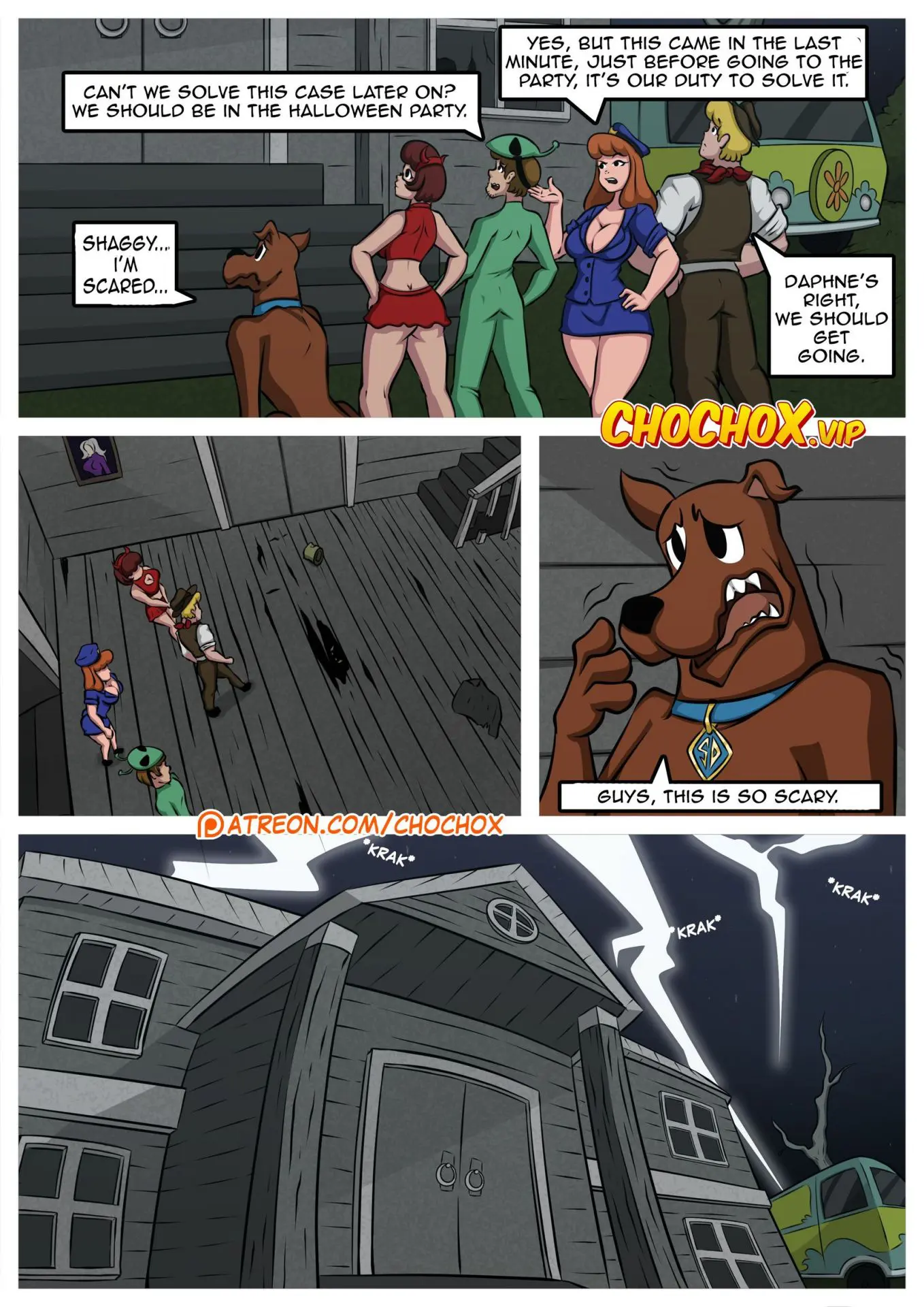 The Halloween Night- Scooby-Doo- By Chochox