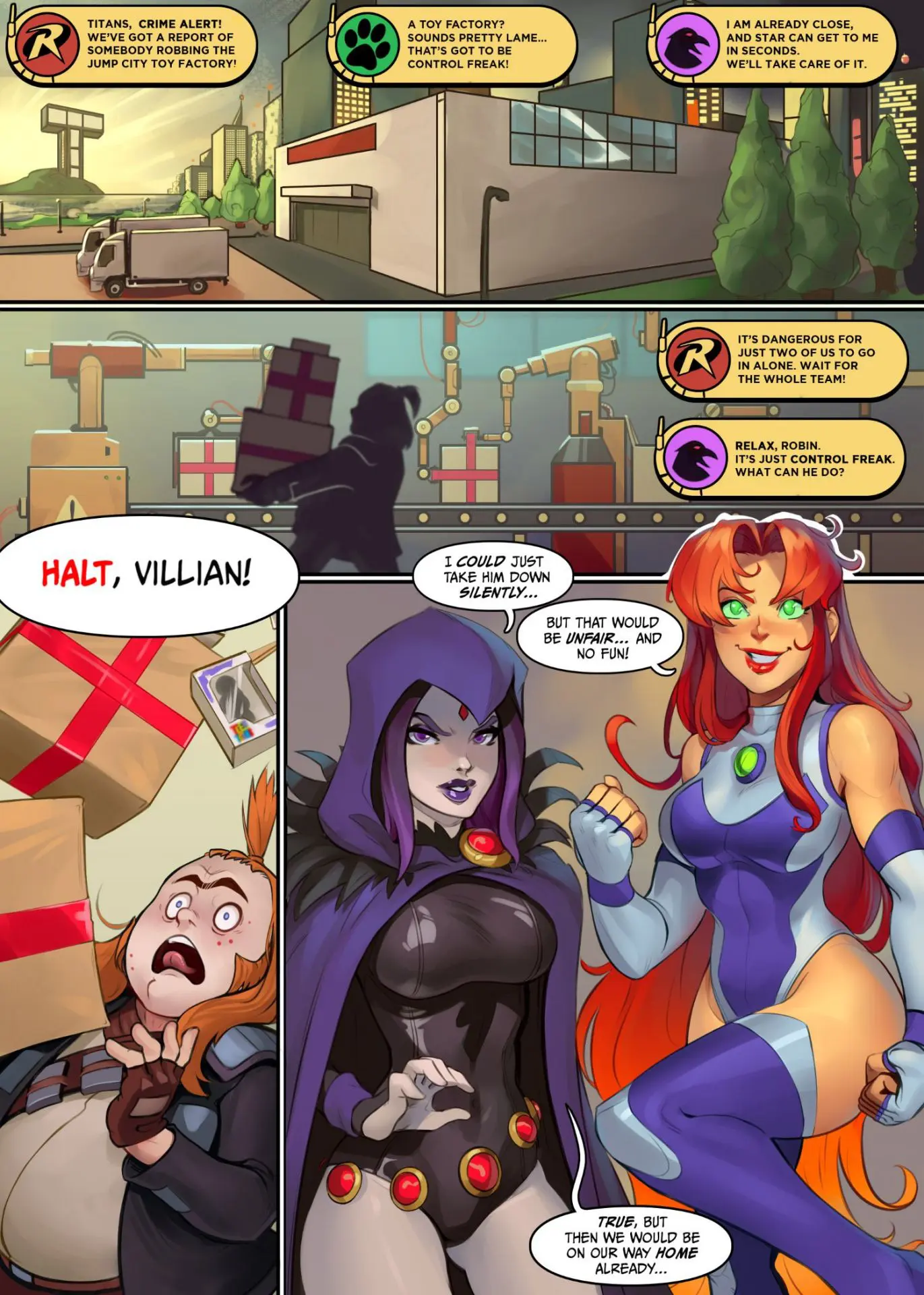 Action Toys- Teen Titans- By SanePerson - Hentai Comics Free