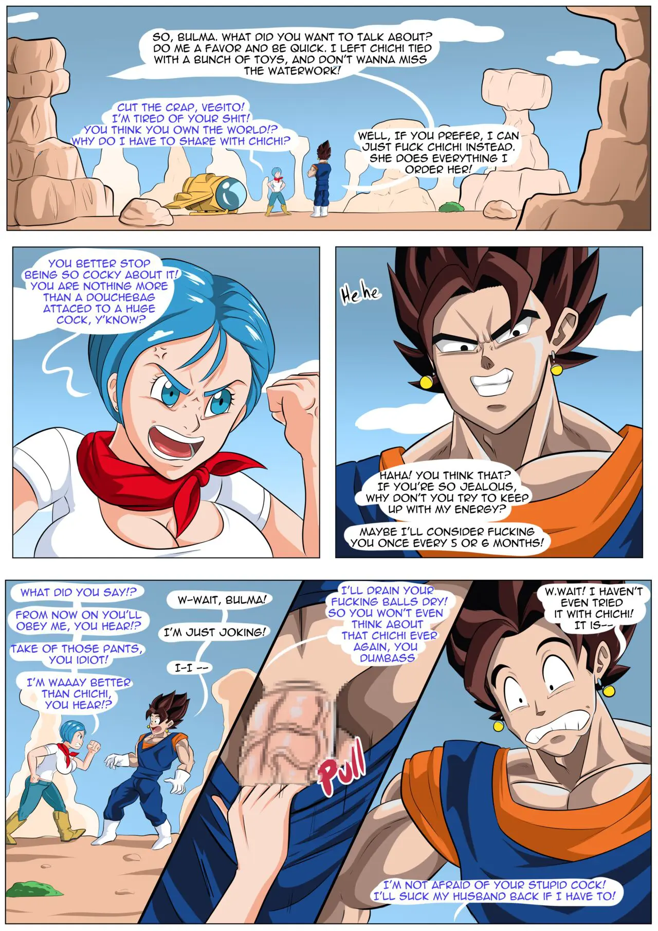 Double Penatration Hentai Bulma - Bulma's Special Attack- Dragon Ball Super- By Mr.Moudan