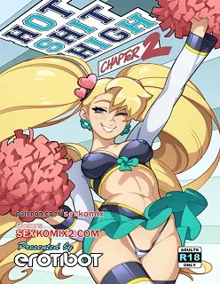 Hot Shit High! Chapter 2- (Color)- By Erotibot