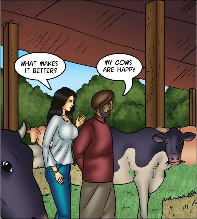 Savita Bhabhi Episode 144- Milking It