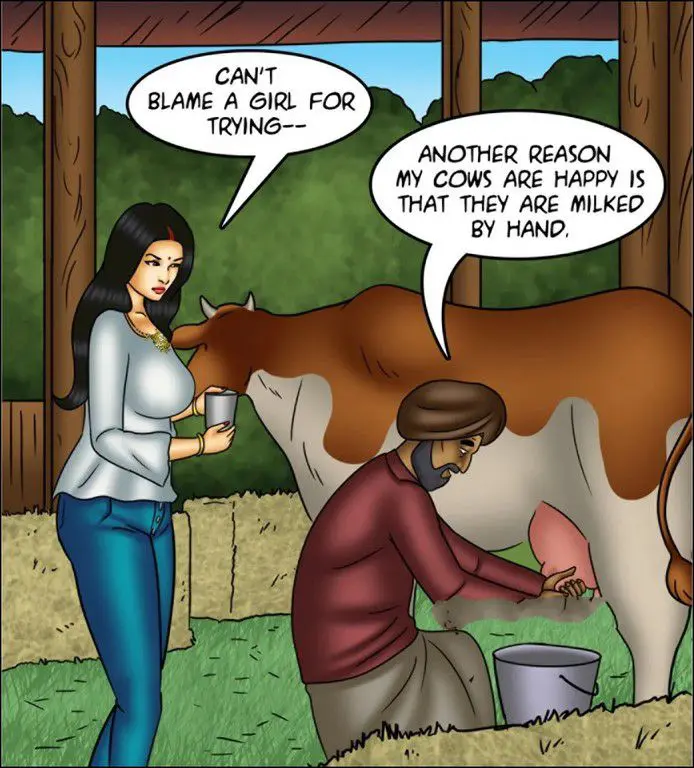 Savita Bhabhi Episode 144- Milking It