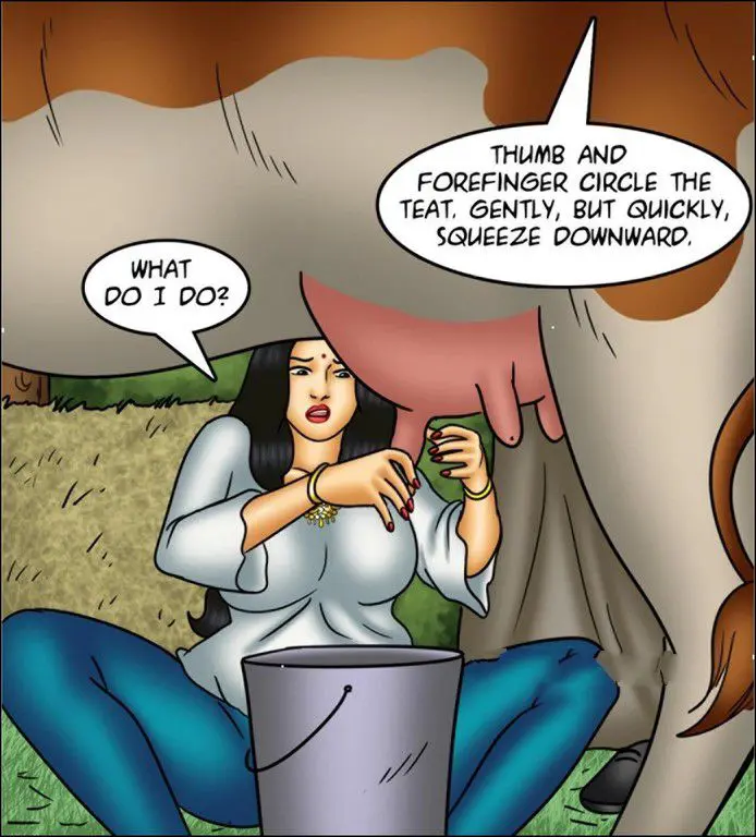 Savita Bhabhi Episode 144- Milking It