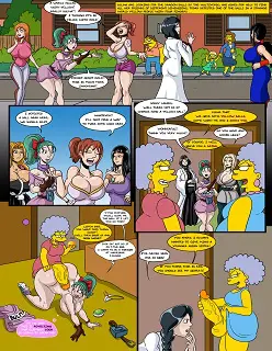 Simpsons Vs Anime- The Simpsons- By Kogeikun