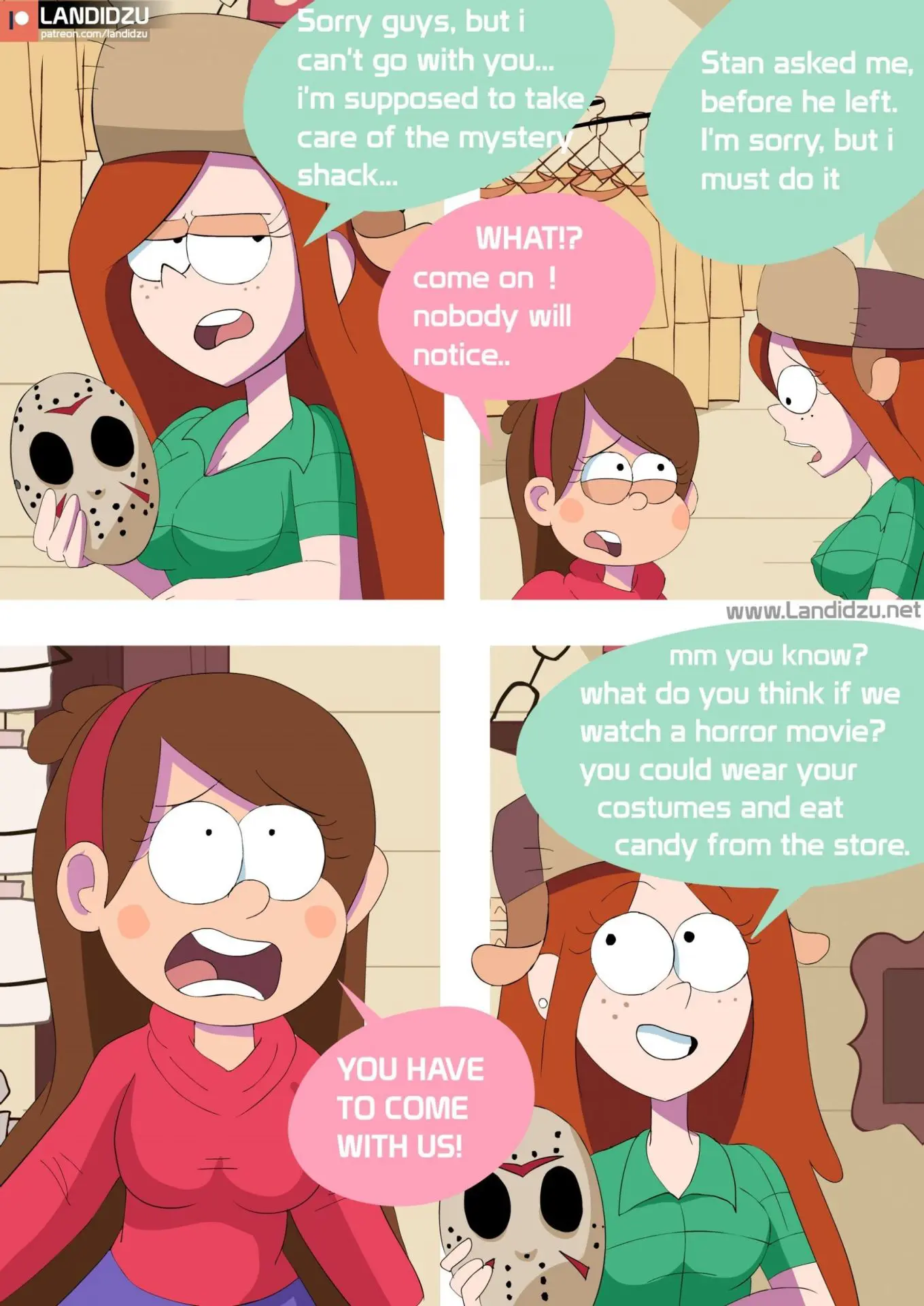 Trick or Treat- (Gravity Falls)- By Landidzu