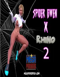 Spider Gwen X Rhino 2- By Megaparodies