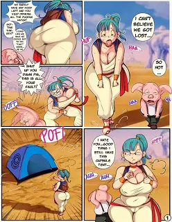 Young Bulma X Oolong- (Dragon Ball)- By BitterCream