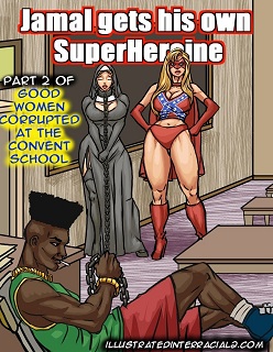 Jamal gets his own SuperHeroine- By Illustratedinterracial