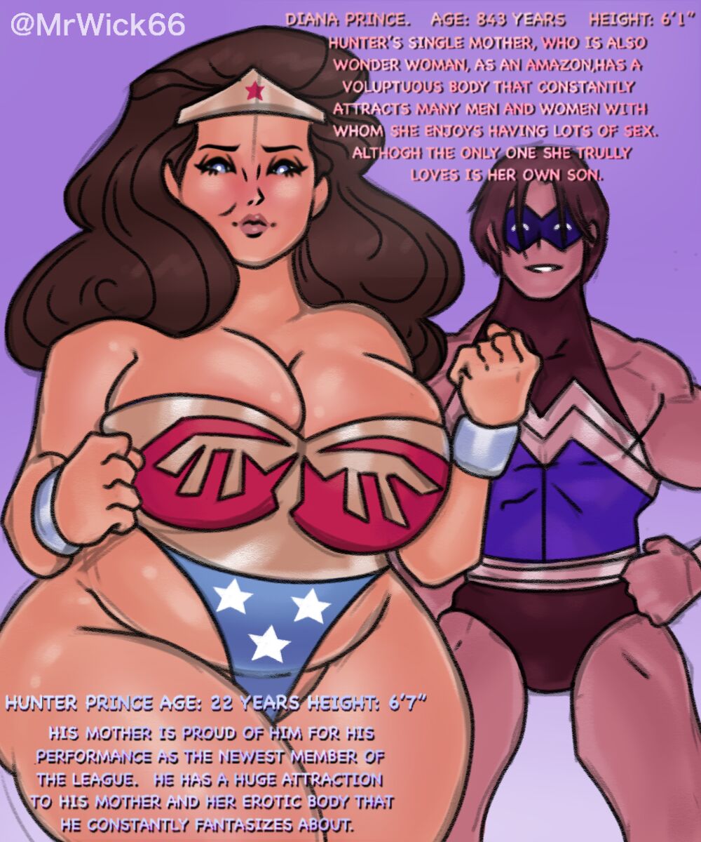 Wonder Milf 2- Jealous Mother- (Justice League)- By MrWick