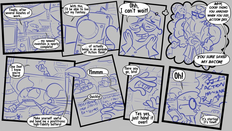 Action Skank- (Dexter’s Laboratory)- By Blargsnarf