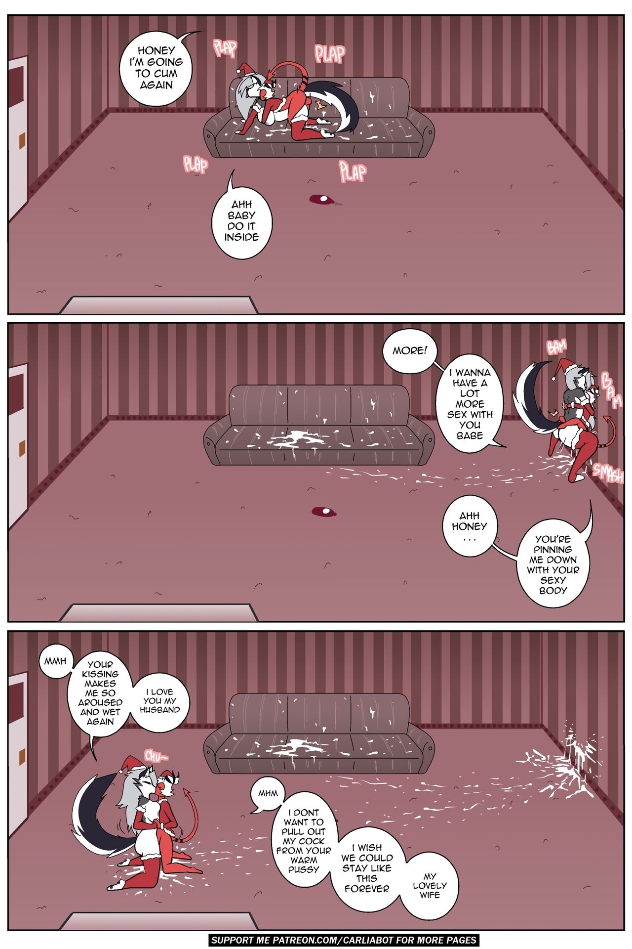 Loona and Moxxie- Christmas hangover- By Carliabot
