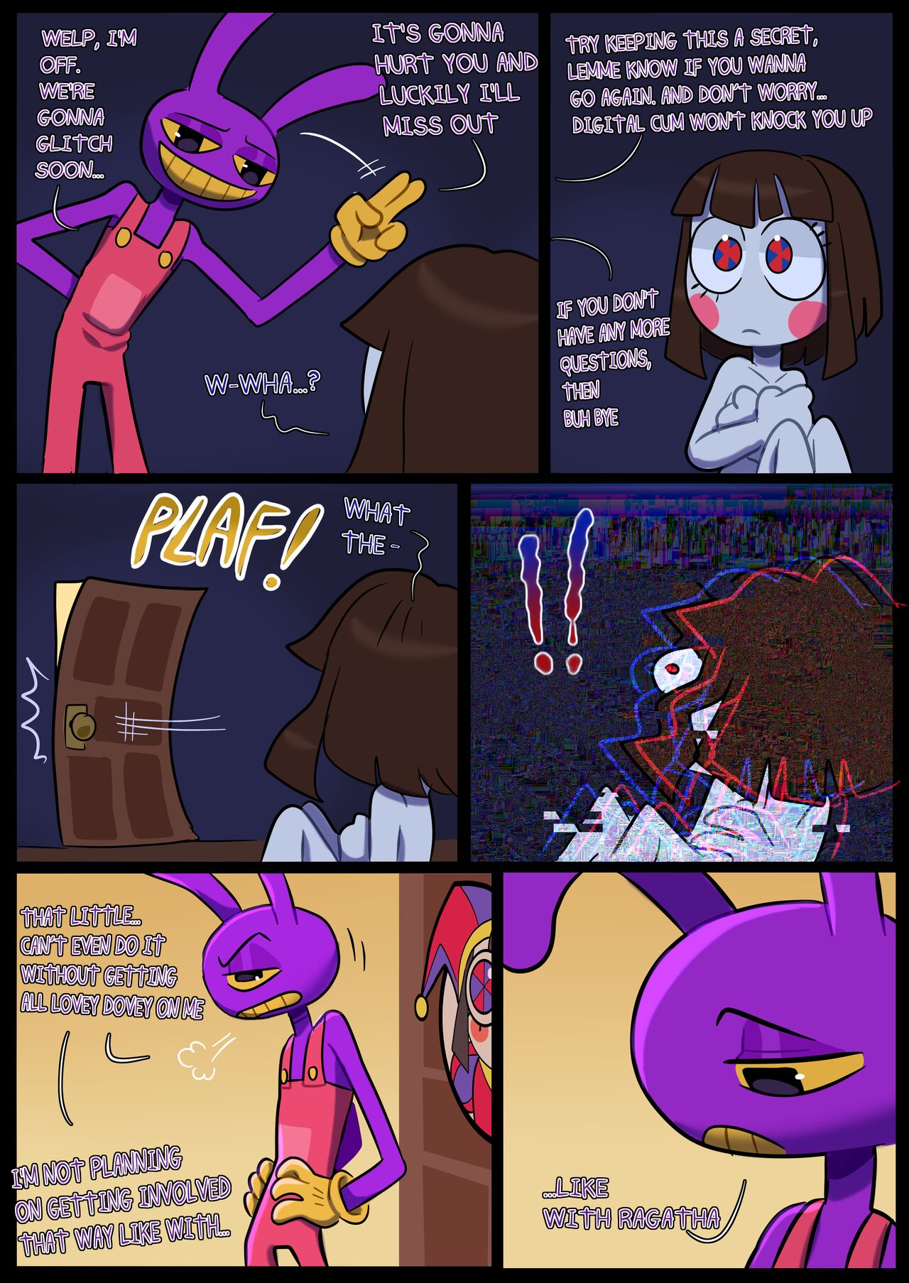 Jax’s Secret Part 1- (The Amazing Digital Circus)- By Aricueva
