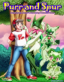 Purr and Spur- (Pokemon)- By Palcomix