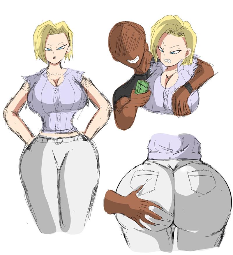 Android 18 Blacked- (Dragon Ball Super)- By ZDaddyEcchi