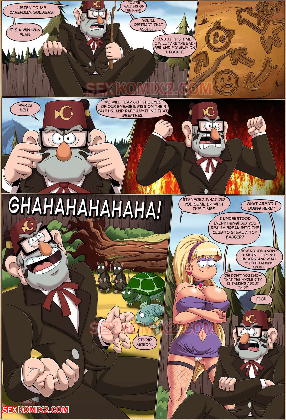 Gravity Falls: Story Of The Badger- By Sexkomix2