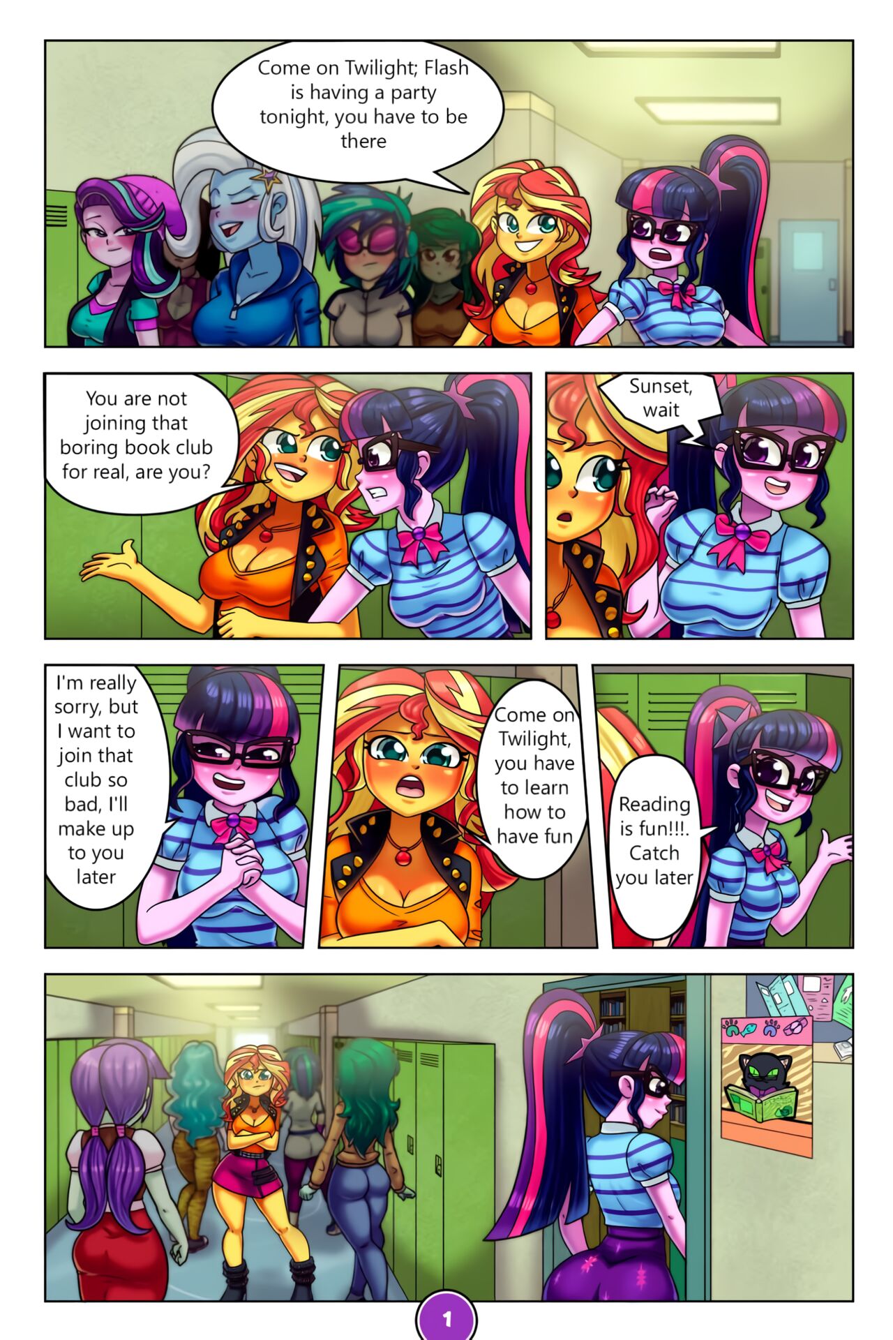The Book Club- (My Little Pony)- By Joruze