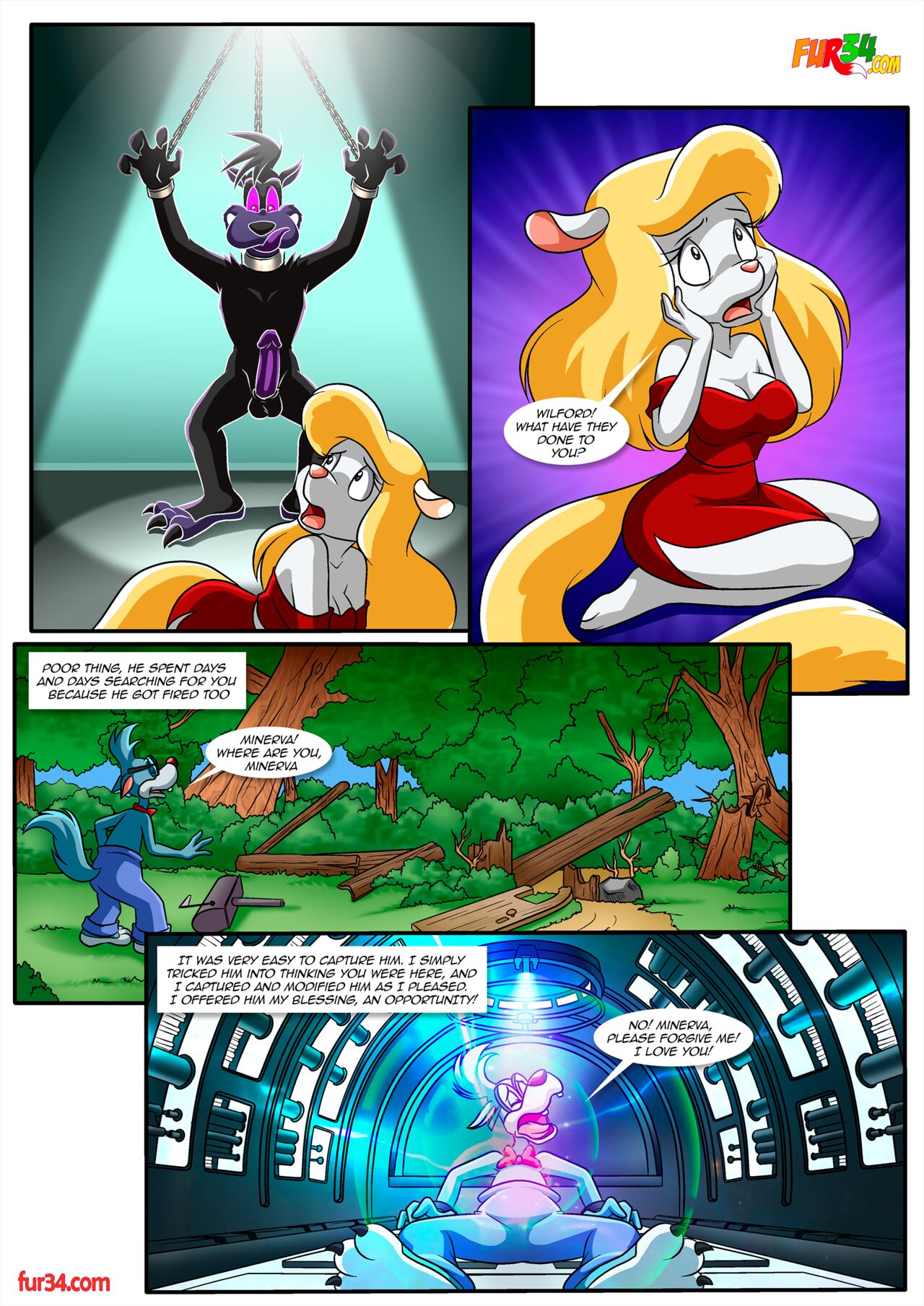 Minerva Mink: Out of Service!- By Palcomix