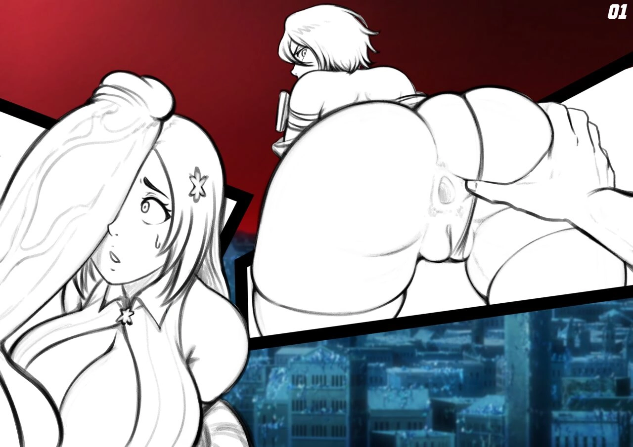 Rukia x Orihime in the 1000 Year Anal Orgy- By NowaJoestar