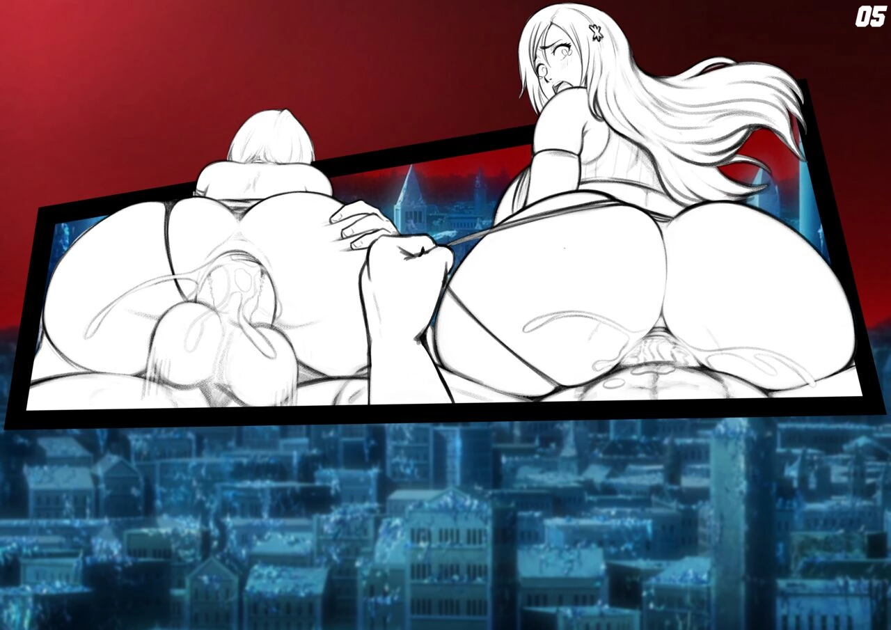 Rukia x Orihime in the 1000 Year Anal Orgy- By NowaJoestar