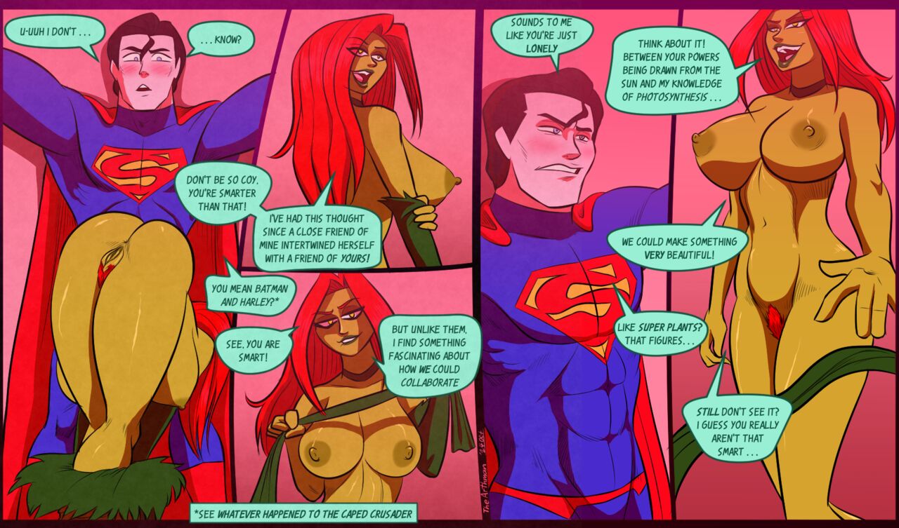 Superman in Garden of Ivy- By The Arthman