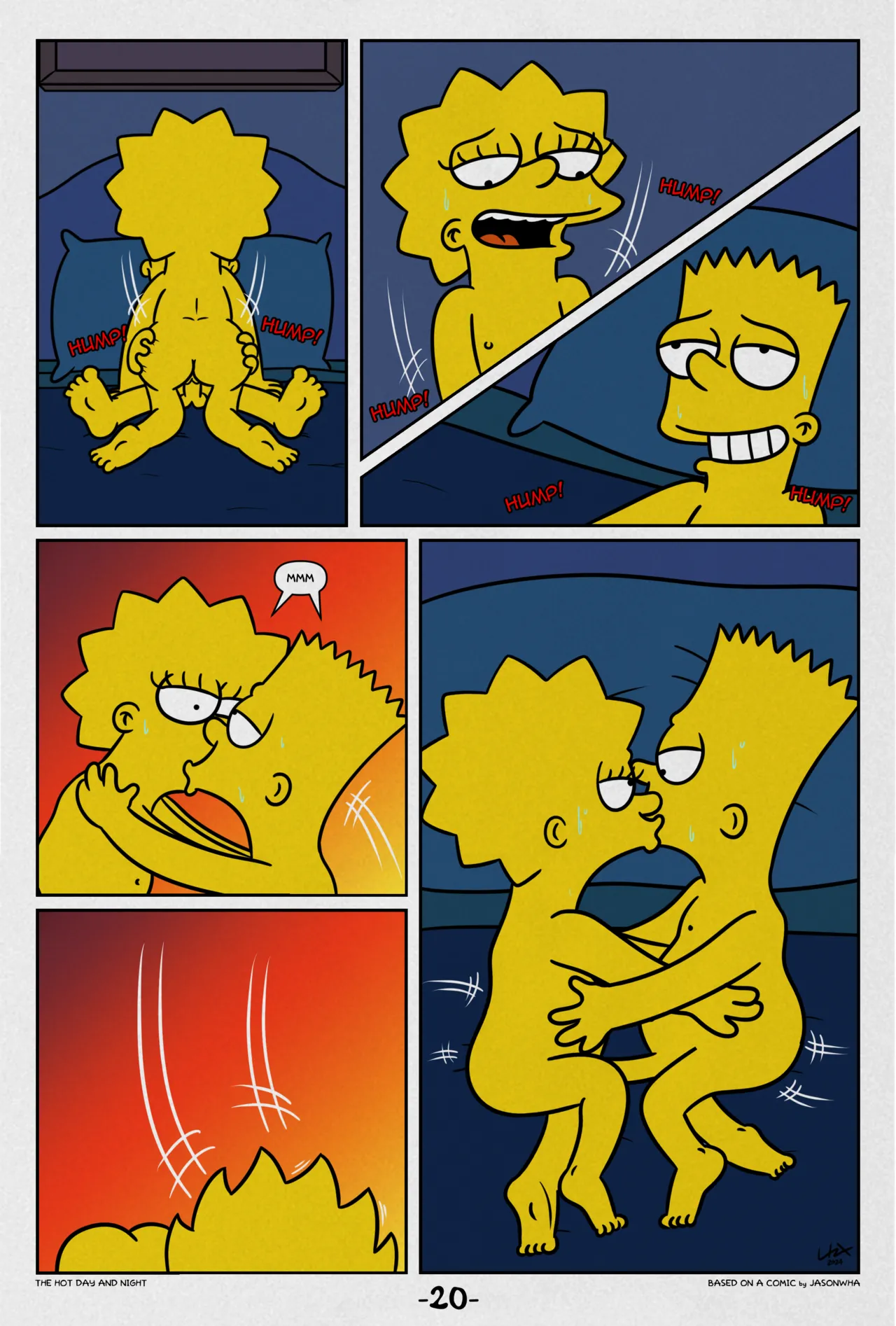 The Hot Day and Night- (The Simpsons)- By Lakikoopax