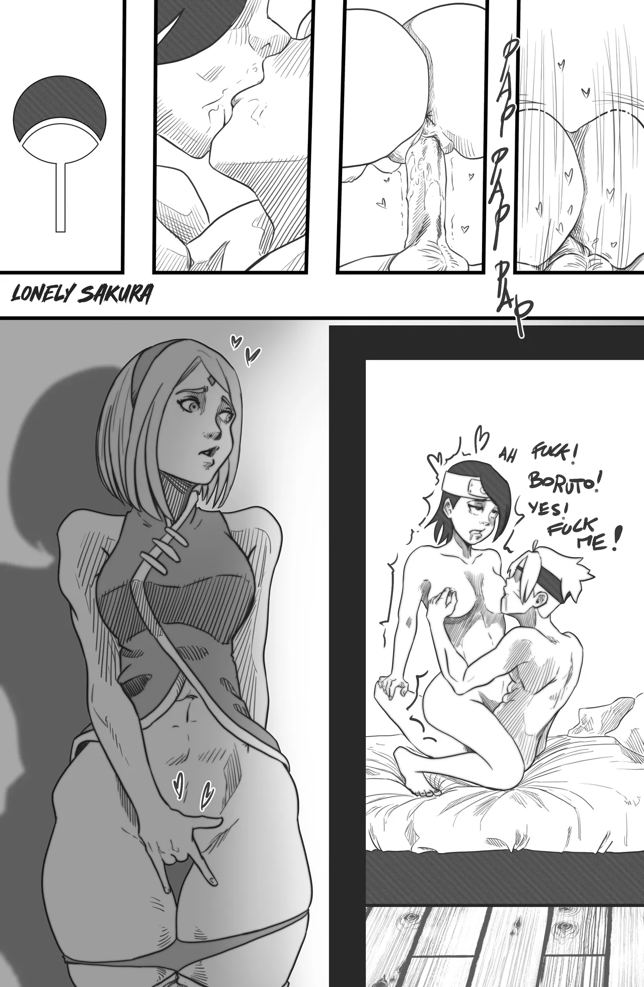 Lonely Sakura- (Boruto)- By DaveTheBiggest